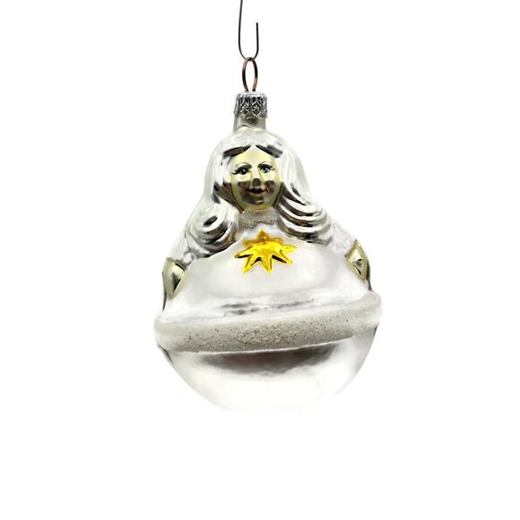 Christopher Radko Roly Poly Angel Christmas Holiday Tree Ornament 94-58 - Picture 1 of 9